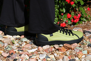 Bright, colorful Urban Trekker's in Joyful Avo are the perfect gardening shoe. Outdoor color for spring and summer seasons.